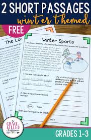 What Did One Snowman Say To The Other Snowman Math Worksheet Answers Freebie These Winter Passages Include One Informational Text And One Fictional Passage With Text Winter Passages Christmas Reading Passages Informational Text