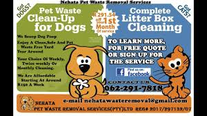 Allowing your pet's waste to accumulate in their yard is not only messy, it is also a potential health risk. Nehata Pet Waste Removal Home Facebook