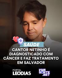 O cantor Netinho, que está com 58 anos, foi diagnosticado com câncer no  sistema linfático. A informação foi divulgada por meio de um boletim médico  publicado no site oficial do artista neste