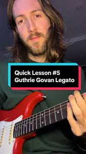 Guthrie Govan Legato Guitar Lesson