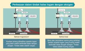 Tindak balas antara logam dengan oksigen magnesium logam reaktif menyala dengan terang ferum logam kurang reaktif berbara sahaja. 4 2 Pages 1 5 Flip Pdf Download Fliphtml5