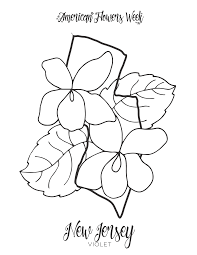 Other possible state symbols include animals, fish. 50 State Flowers Free Coloring Pages American Flowers Week