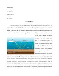 Basic purposes of reflection essays. Self Reflection Paper For Physics