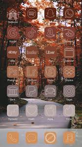 Aesthetic Fall Ios 14 App Icons Pack 72 Icons 10 Colors Fall Icons Aesthetic Ios Home Screen Pack In 2020 Homescreen Iphone App Icon Design Homescreen