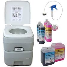Bb Sport Campingtoilette Fresh Deluxe Mit Fullstandsanzeige Und Entluftungsventil Optional Erhaltlich Reinigungszubehor So Campingtoilette Toiletten Camping