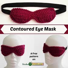 › free printable masks templates pdf. Free Pattern Contoured Eye Mask Stitches N Scraps