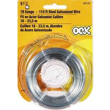 There is a 20 amp circuit the fixture is a listed device and manufacturers don't have the same limitations for the wiring that electrical wiring in your home has. Ook 110 Ft 25 Lb Galvanized Steel Wire 50131 The Home Depot