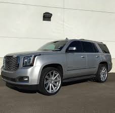 Silver Yukon Denali Custom Polished Aluminum Wheels Buick Gmc Yukon Denali Yukon