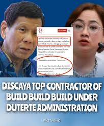 The Discaya Connection! 1. FPRRD 2. VILLARS (Secretary of DPWH) 3 . YORME  (ISKO) 4. Erring LGU Executives 5. Erring DPWH 6. Senators & Congressman  #AccountabilityNow