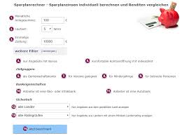 Banksparplan bedeutet, dass ein kunde mit einer bank einen sparvertrag vereinbart, bei dem der anleger eine bestimmte summe. Sparplan Vergleich 08 2021 Jetzt Mit Neuem Sparplanrechner