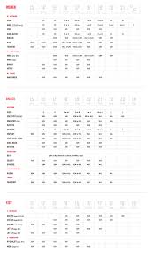 65 Up To Date Ospre Sizing Chart