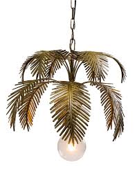 Sculptural metal olive leaves radiate outwards to form a cluster ceiling light with dramatic impact for large foyers and spacious living areas. Gold Fern Leaf Chandelier Pendant Light My Vintage Home