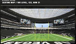 Lv Raiders Stadium Seating Plan Jaguar Clubs Of North America
