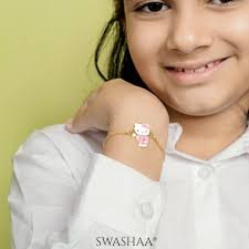 Jigglypuff Kitty 18K Gold Plated Kid's Bracelet