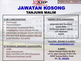Majlis daerah tanjong malim (1) majlis daerah yong peng (1) majlis peperiksaan malaysia (1) majlis perbandaran kajang (1) majlis perbandaran klang (1) Kerja Kosong Lagi Yeop Tanjong Malim Kini Facebook