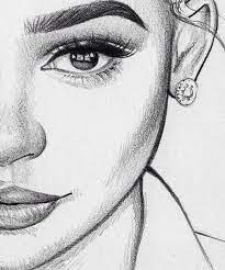 1001 Ideas How To Draw A Girl Tutorials And Pictures Female Face Drawing Portrait Drawing Pictures To Draw
