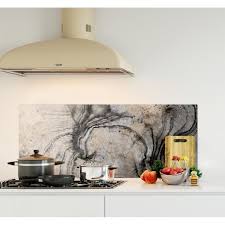 Cuisine moderne en marbre blanc. Credence De Cuisine Adhesive En Panneau Composite Aluminium Surface Texture Marbre L 120 X H 50 Cm Achat Vente Credence Credence De Cusine Surface Cdiscount
