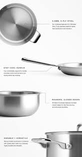 Misen Cookware By Misen Kickstarter Cookware Design Cookware Set Healthy Cookware