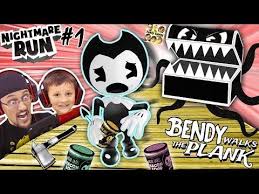 Bendy The Ink Machine Nightmare Run Monster Treasure Chest Episode 1 Fgteev Walks The Plank Youtube Bendy And The Ink Machine Nightmare Treasure Chest