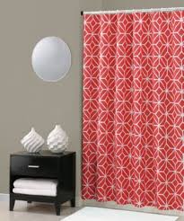 Trina Turk Trellis Shower Curtain In Coral Red Shower Curtains Coral Shower Curtains Shower Curtain