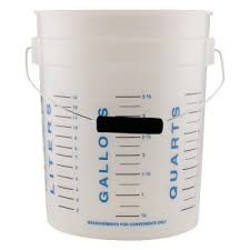 1 gallon = 4 quarts (fluid, dry, us or uk) this means that there are 4 quarts in a gallon whether using the us or uk standard or fluid/dry. Measure Master Graduated Measuring Bucket 5 Gallon Vertical Crop Consultants