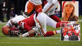Lol #help. espn analyst louis riddick took the blame in the fourth quarter after word of. Evil Never Wins Patrick Mahomes Mom Slams Browns Mack Wilson For Tackle Which Caused Chiefs Superstar S Concussion Rt Sport News