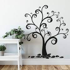 Panda stickers muraux stickers muraux arbre avec des branches de cerisier fleur et papillons stickers muraux enfants réutilisable stickers chambre. Sticker Mural Arbre Wall Art Fr