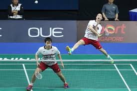 Pasangan indonesia, kevin sanjaya sukamuljo/marcus fernaldi gideon, resmi menjadi ganda putra nomor satu dunia setelah secara gemilang menjuarai turnamen bergengsi, all england, di birmingham, inggris. Kevin Marcus Advance To Singapore Open Quarters To Keep Winning Streak Alive World The Jakarta Post