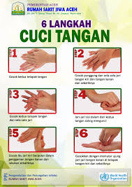 Ada 7 langkah cuci tangan yang benar menurut who Rumah Sakit Jiwa Aceh Enam Langkah Mencuci Tangan