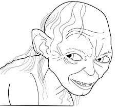The drawings featured on these coloring pages are in detail, helping in honing the artistic talents of your child. Gollum From The Lord Of The Rings Coloring Page Free Printable Coloring Pages For Kids