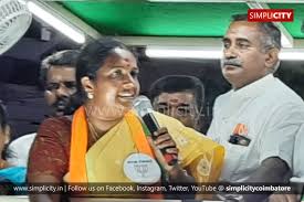 Vanathi srinivasan won by a razor thin margin of over 1500 votes. To Become The Face Of Coimbatore South Kamal Haasan Must First Understand People S Sentiments Vanathi Srinivasan During Final Campaign Simplicity