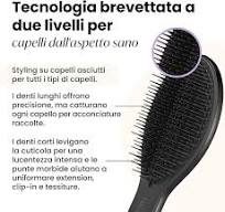 Tangle Teezer The Ultimate Styler - Spazzola per parrucche, extension,  tessiture e clip-in - Per volume, texture, lucentezza e per districare i  ricci ...