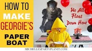 Maybe you would like to learn more about one of these? How To Make Georgie S Paper Boat From It Michelle S Party Plan It