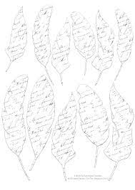 Feather template printable