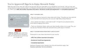 Just apply for a nordstrom credit card and use it with us the day you're approved to get a bonus note for a future purchase. Nordstrom Visa Approved Myfico Forums 5000412