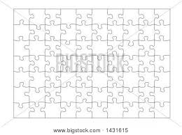 Blank jigsaw puzzle simple vectors (246). Blank Puzzle Pieces 70 Illustration Photo Bigstock