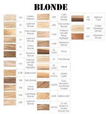 blonde hair color chart full hair color charts for blondes