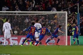 I highly doubt they will be blanked which means barcelona will need to score 6. Barcelona 5 1 Psg Agg 6 5 Barca Complete Comeback Daily Mail Online