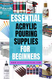 Supplies You Need To Get Started With Acrylic Pouring For Beginners Acrylic Pouring Fluid Acrylic Painting Acrylic Pouring Art