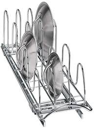 Maybe you would like to learn more about one of these? Buy Lynk Professional Slide Out Pan Lid Holder And Pull Out Kitchen Cabinet Organizer Rack 7 25w X 21d X 9h Inch Chrome Online In Turkey B000sp3iwy