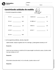 Matematica Medicion 5 Y 6 Basico Physical Science Math Activities Math