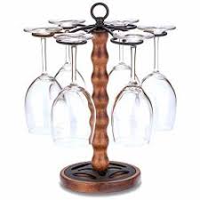 Acrylic & wooden candle stands come in an astonishing range of colours, sizes and shapes. Wine Glass Holder Stand 6 Hook Countertop Es Storage Display Free Standing Wine Cup Stemware Rack Hanger Home Bar Decor Bronze Metal Wood Reviews Online Pricecheck