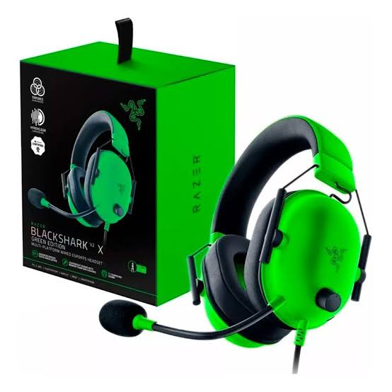 DIADEMA RAZER BLACKSHARK V2 X WIRED GAMING HEADSEAT GREEN