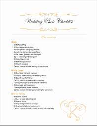 First up on your wedding photography checklist: Wedding Photo Checklist
