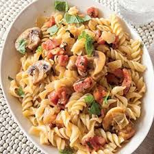 Cheesy Ham And Mushroom Pasta Recipe Ham And Mushroom Pasta Leftover Ham Recipes Leftovers Recipes