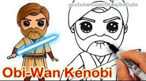 2058 obi wan lightsaber 3d models. How To Draw Star Wars Jedi Obi Wan Kenobi Chibi Step By Step Youtube