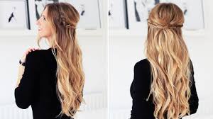Diy | braided headband with fishtail my hair is to thin for braids :( but i love the way they look on thicker hair. Fishtail Braid Half Updo For Short Medium And Long Hair Luxy Hair Youtube