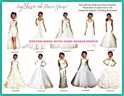 Bridal Shower Game Say Yes To The Dress Game Customized Game Dresses Wedding Shower Games Bridal Shower