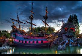 Jolly Roger Pirate Ship Of Captain Hook Adventureland Disneyland Paris Disneyland Parijs Disneyland Parijs