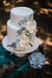 Dusty Blue Wedding Inspiration Chic Stylish Weddings Winter Wedding Cake Wedding Cakes Blue Wedding Cake Dusty Blue